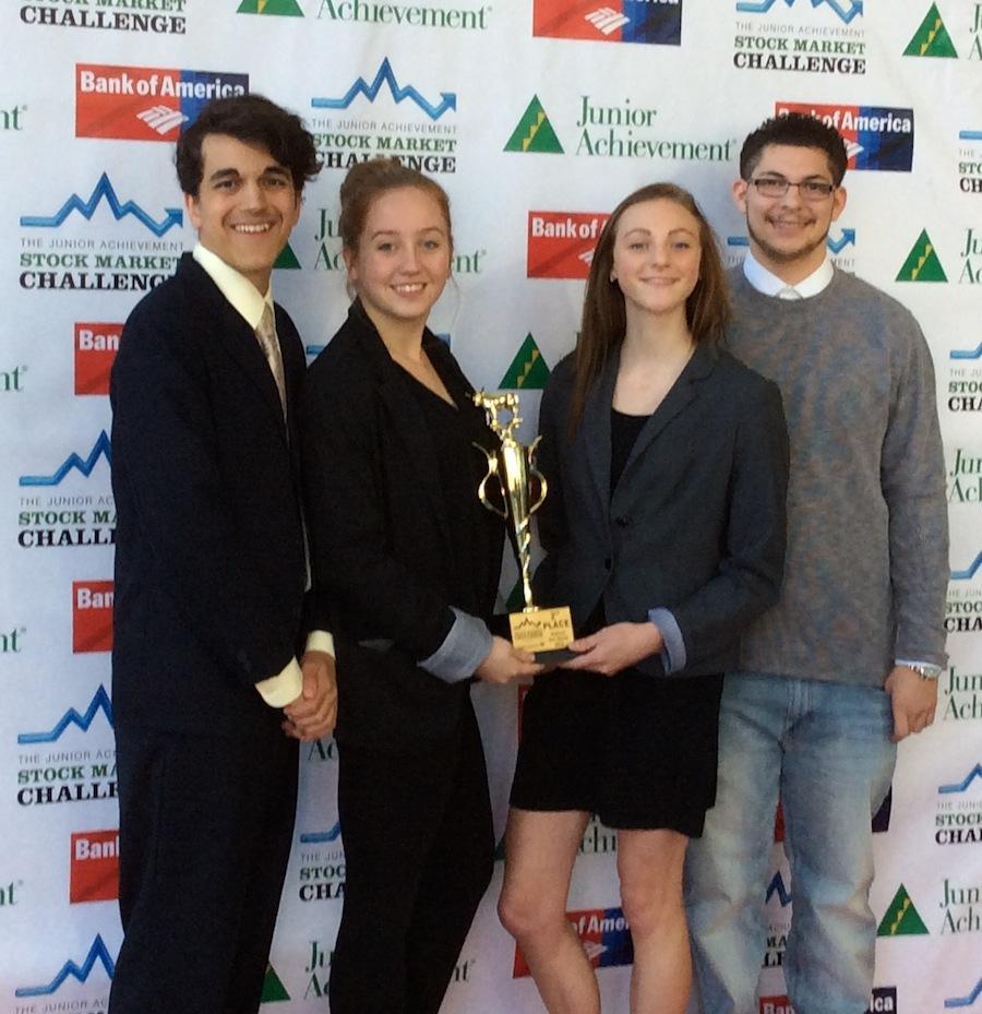 Daniel Martens, Marta Mansbacher, Megan Redford and Matthew Mendez placed 2nd.