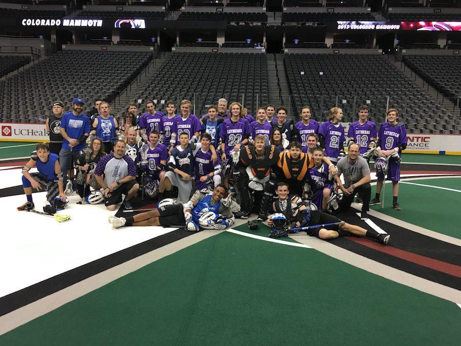 EHS lacrosse at Pepsi Center