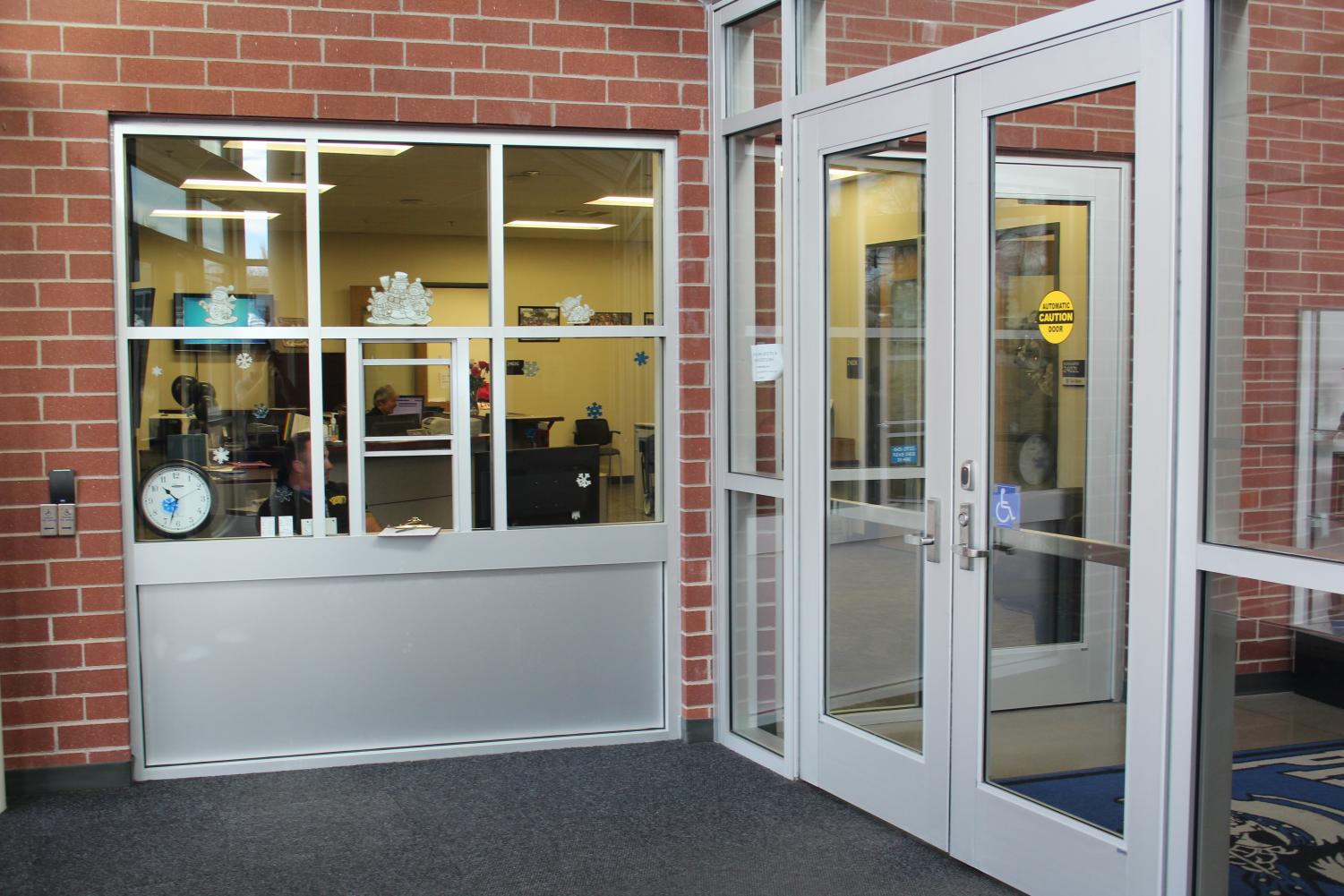 The new front door system at EHS