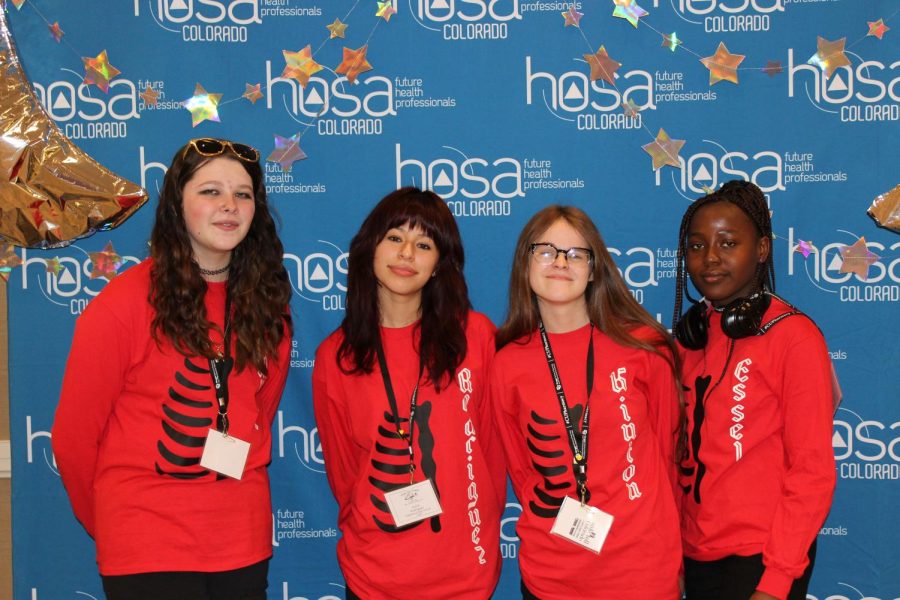 HOSA team at the state competition