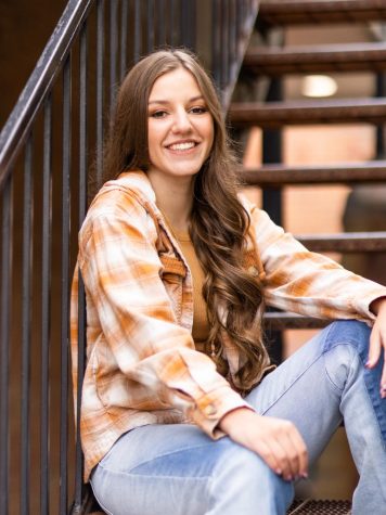 Senior Holley Farris is excited and a bit nervous about finishing high school.