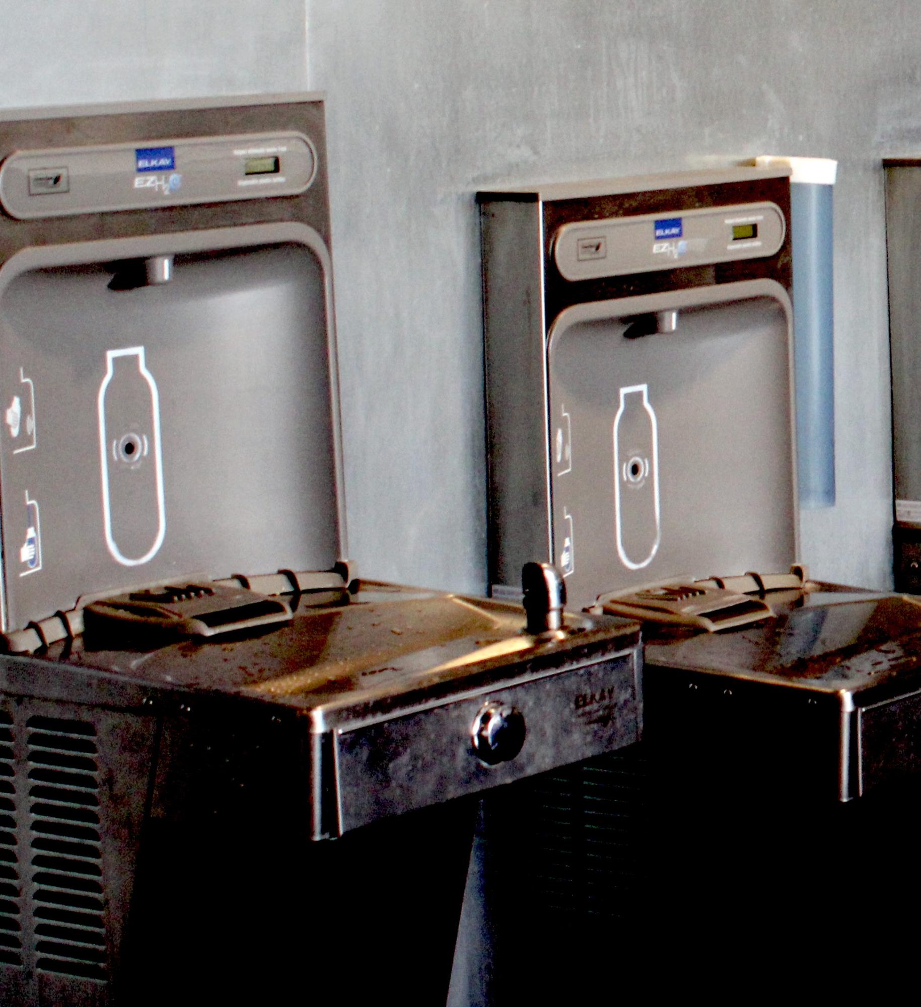 The water fountains in the Commons will be fitted with new filters on October 10, 2023. 