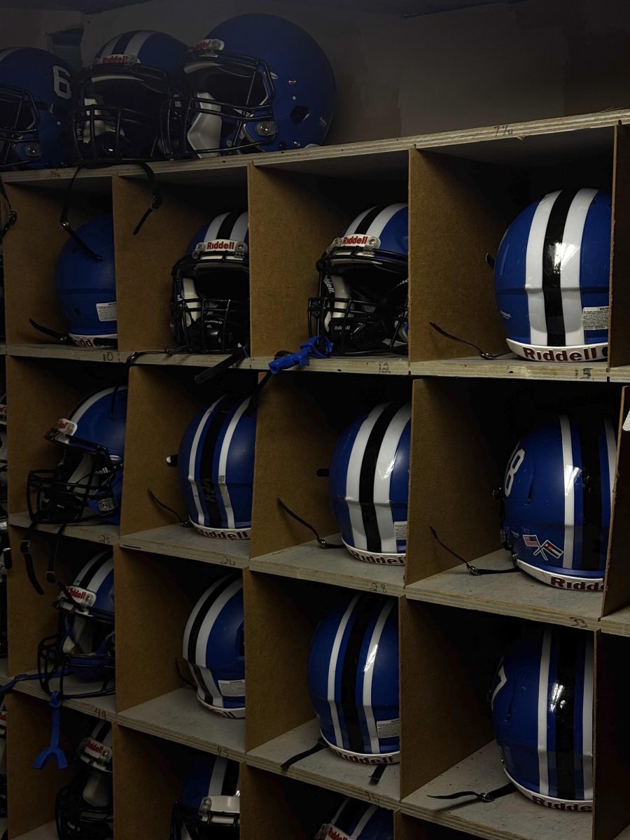 Englewood will receive 44 helmets, 11 every year for the next four years, from the "ALL IN. "ALL COVERED" program. 