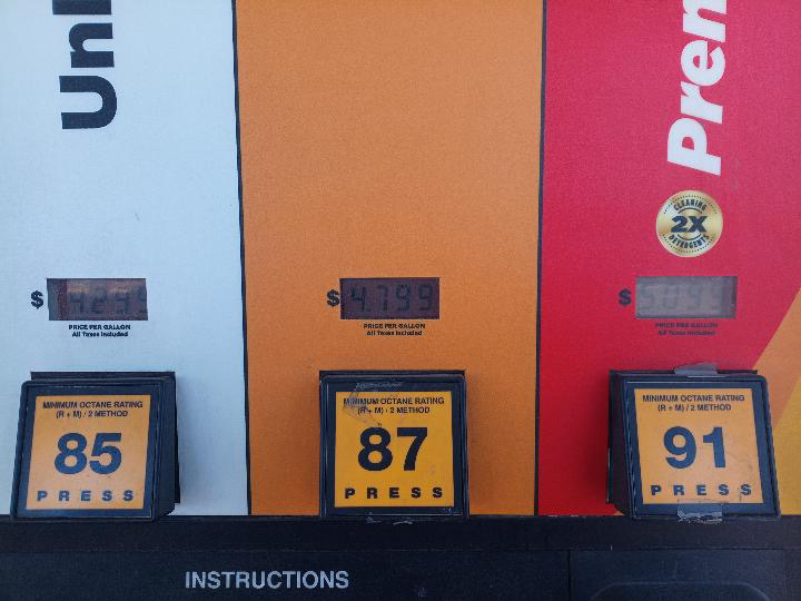 Prices at the Circle K gas station are closing in on $4 a gallon. 