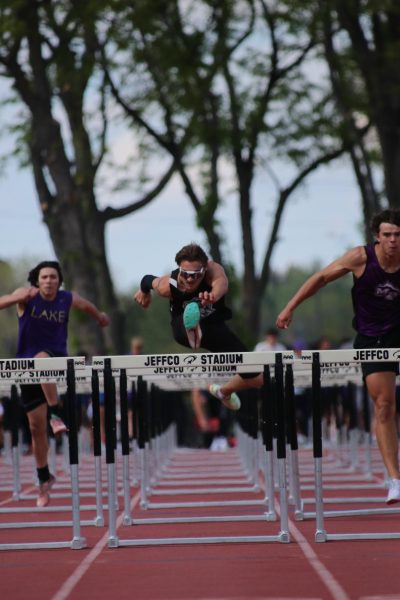 For the first time in history, the boys and girls track team each swept the Frontier League titles, winning both Championships.